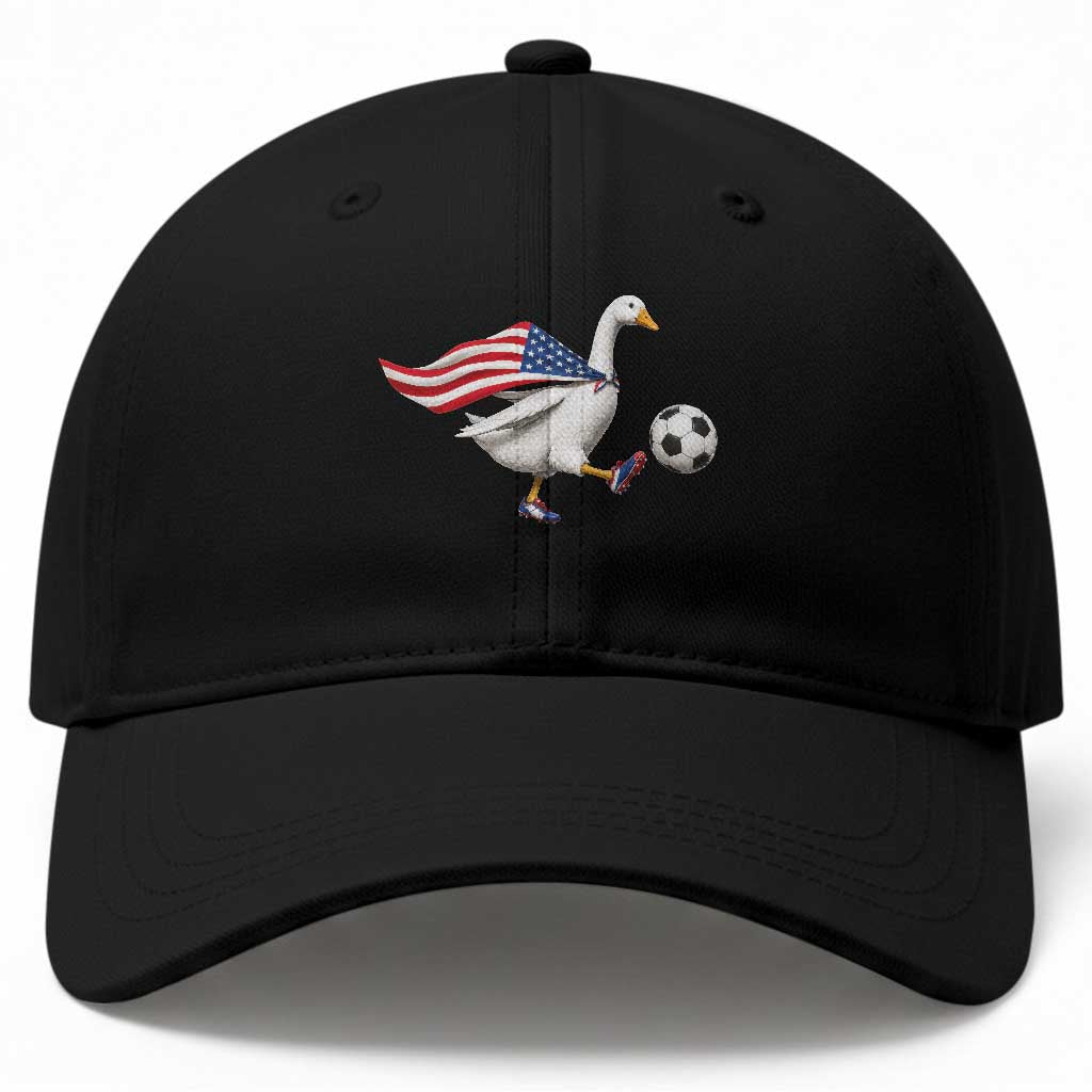 USA Soccer Goose Baseball Cap American Flag Patriotic Football Fan Graphic TS10 Print Your Wear