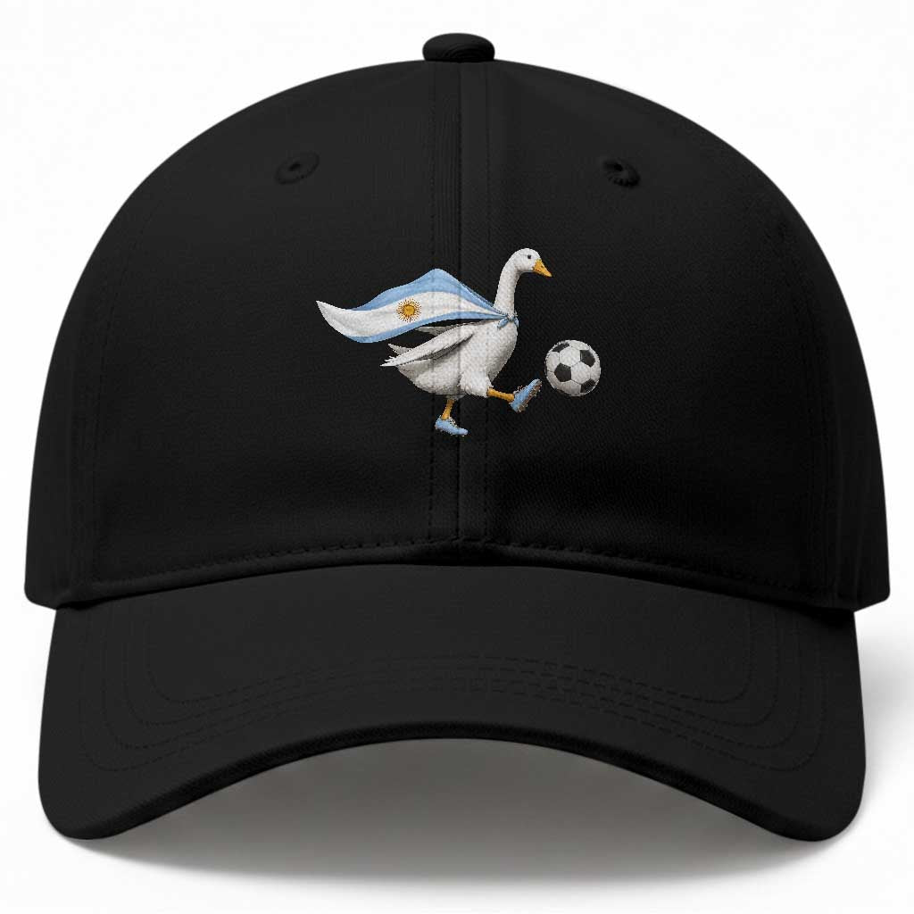 Argentina Soccer Goose Baseball Cap Argentine Flag Patriotic Football Fan Graphic TS10 Print Your Wear