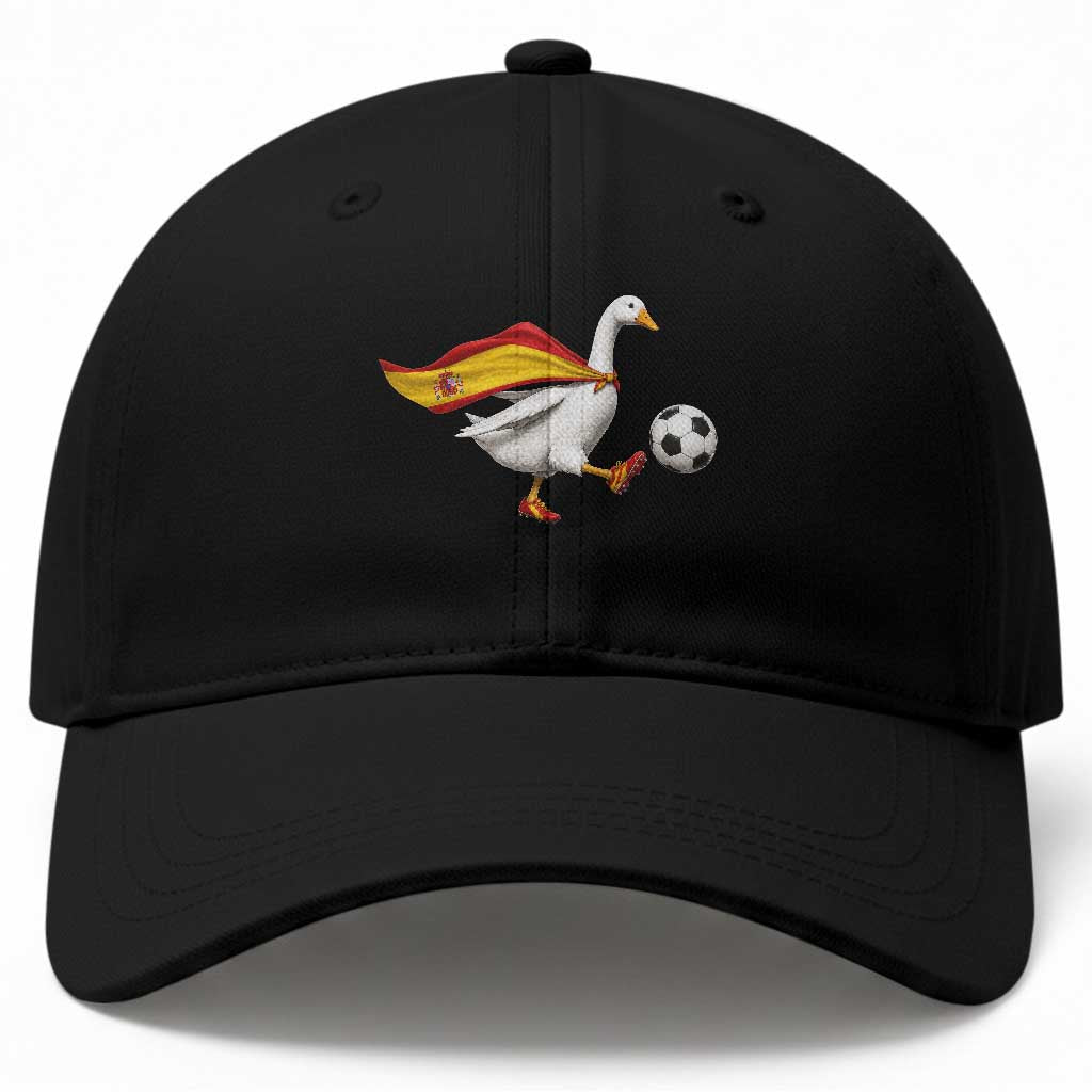 Spain Soccer Goose Baseball Cap Spanish Flag Patriotic Football Fan Graphic TS10 Print Your Wear