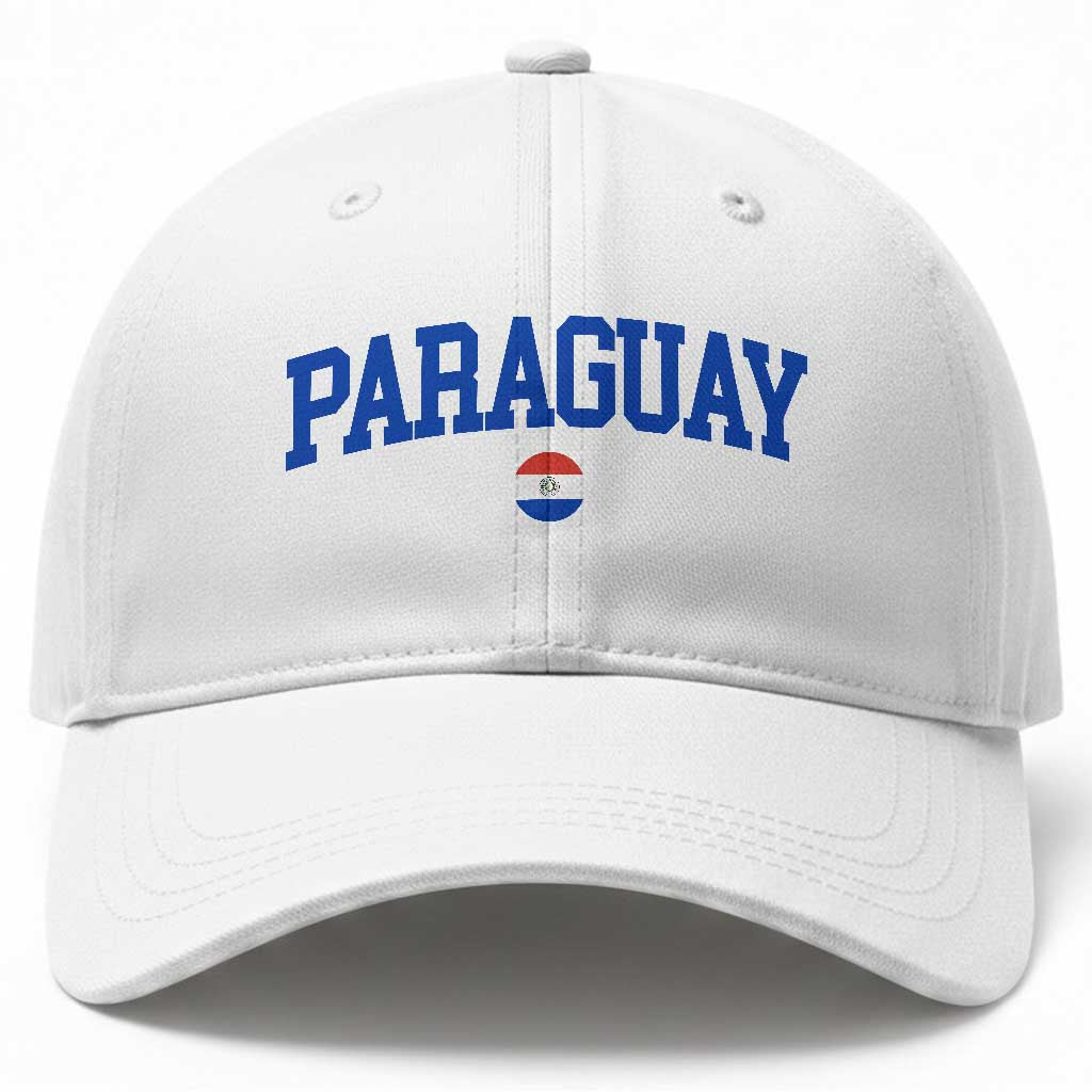Paraguay Patriotic Flag Baseball Cap Soccer Fan Vintage Varsity Sports National Pride Graphic TS10 Print Your Wear