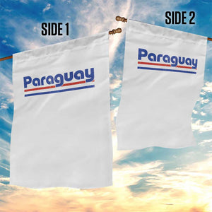 Vintage Paraguay Flag Garden Flag Retro Stripe Patriotic Paraguayan Pride Graphic TS10 Print Your Wear