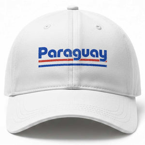 Vintage Paraguay Flag Baseball Cap Retro Stripe Patriotic Paraguayan Pride Graphic TS10 Print Your Wear