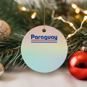 Vintage Paraguay Flag Ceramic Ornament Retro Stripe Patriotic Paraguayan Pride Graphic TS10 1pc Pastel Print Your Wear