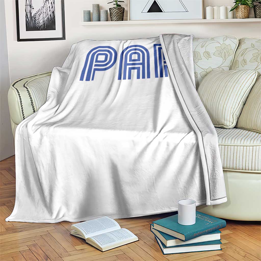 Vintage Paraguay Throw Blanket Retro Typography Patriotic Paraguayan Pride Flag Graphic TS10 Print Your Wear