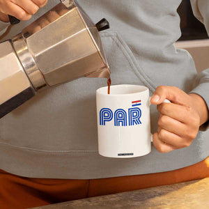 Vintage Paraguay Coffee Mug Retro Typography Patriotic Paraguayan Pride Flag Graphic TS10 Print Your Wear