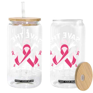 Breast Cancer Awareness Pink Ribbon Golf Glass Can Funny Save The Tees TS10 Print Your Wear
