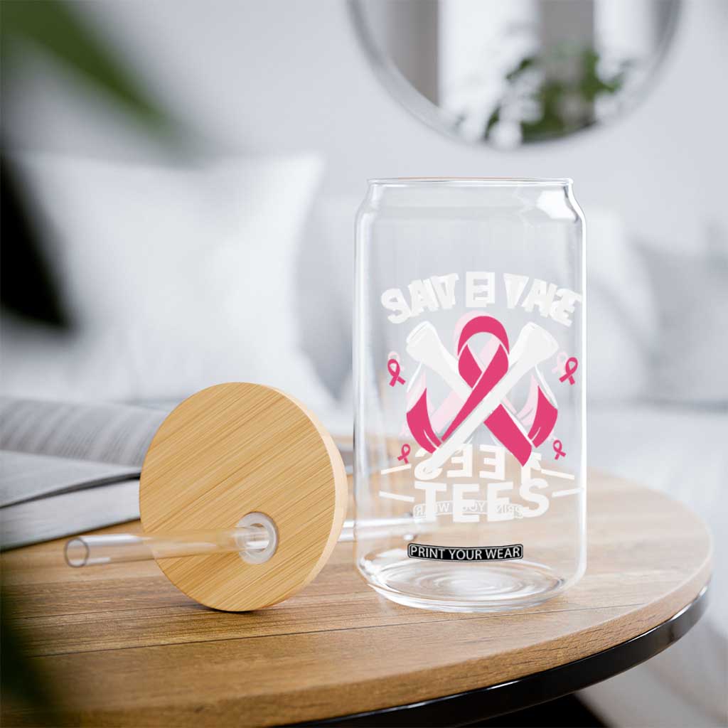 Breast Cancer Awareness Pink Ribbon Golf Glass Can Funny Save The Tees TS10 Print Your Wear