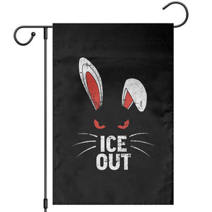 Bunny Ice Out Garden Flag Resist FDT Anti Immigration Enforcement TS10 Black Print Your Wear