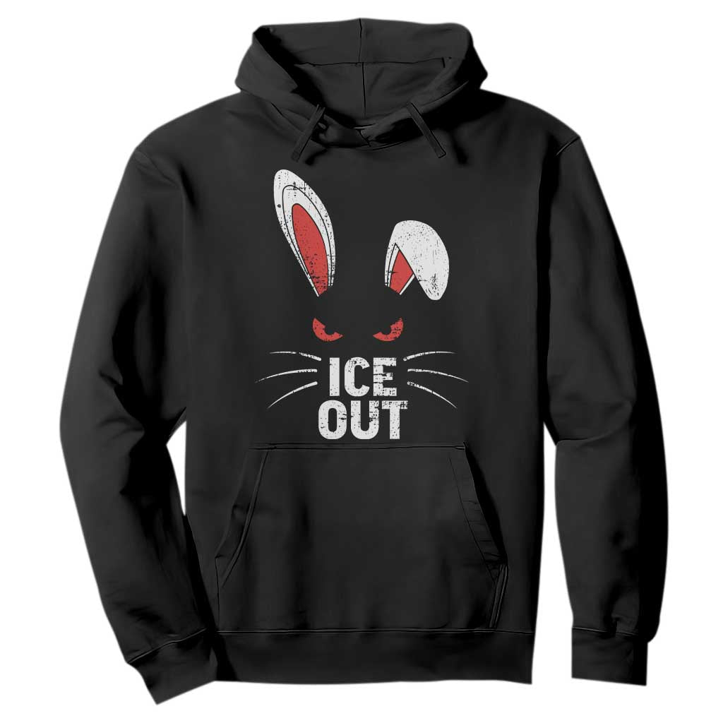 Bunny Ice Out Hoodie Resist FDT Anti Immigration Enforcement TS10 Black Print Your Wear