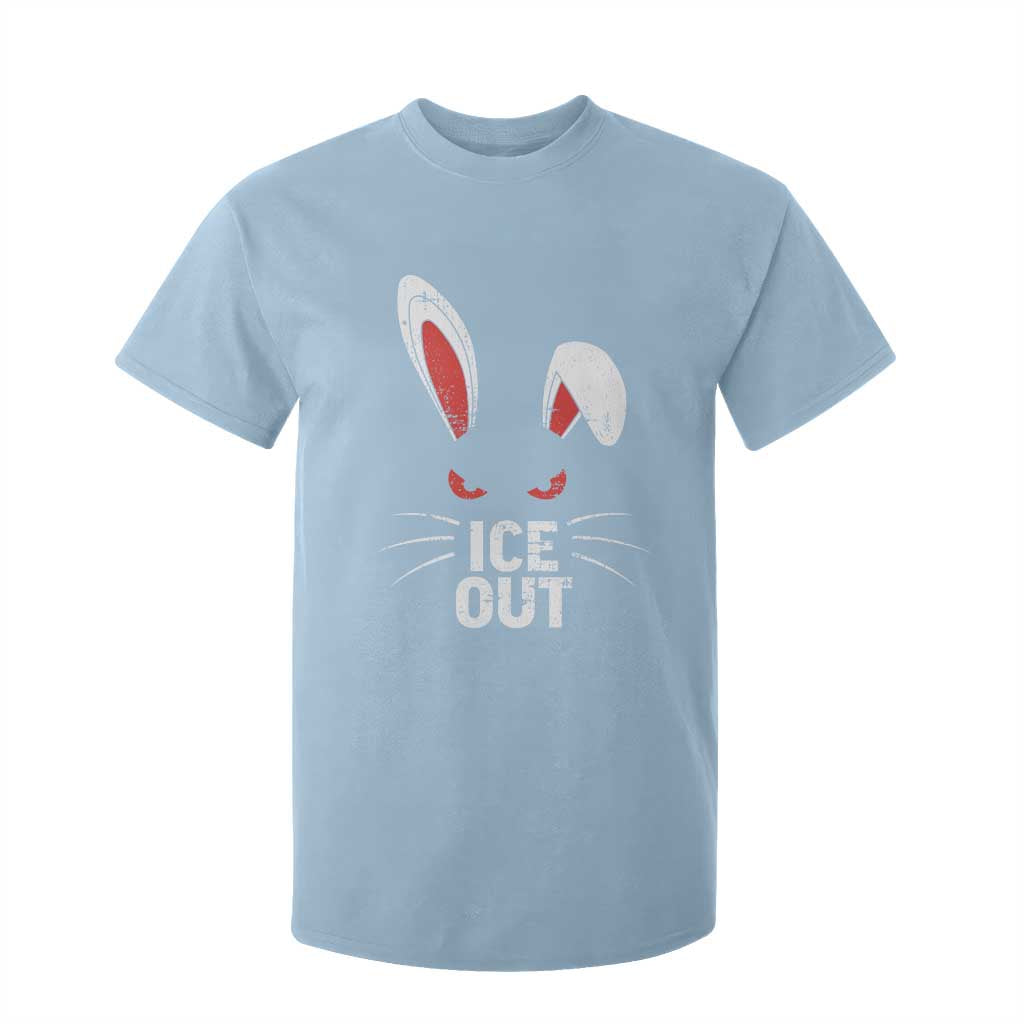 Bunny Ice Out T Shirt For Kid Resist FDT Anti Immigration Enforcement TS10 Light Blue Print Your Wear