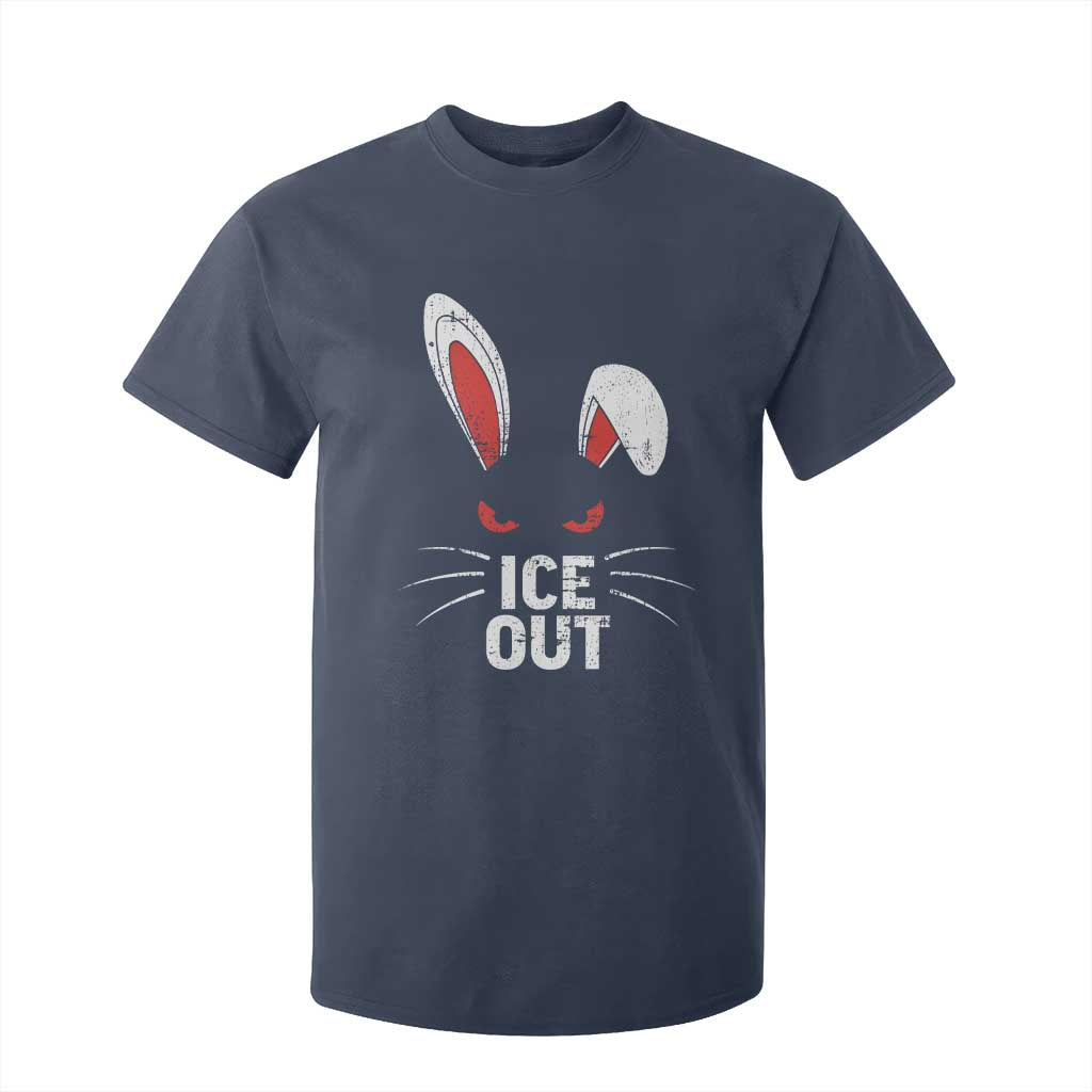 Bunny Ice Out T Shirt For Kid Resist FDT Anti Immigration Enforcement TS10 Navy Print Your Wear