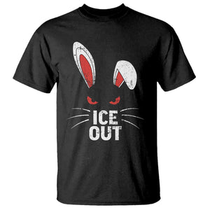 Bunny Ice Out T Shirt - Resist FDT Anti Immigration Enforcement Protest Tee TS10 Black Print Your Wear