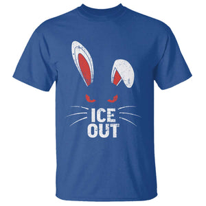 Bunny Ice Out T Shirt - Resist FDT Anti Immigration Enforcement Protest Tee TS10 Royal Blue Print Your Wear