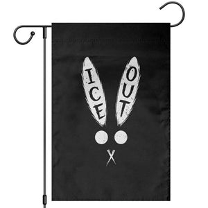 Bunny Bad Ice Out Garden Flag Rabbit FDT Anti Immigration Enforcement TS10 Black Print Your Wear