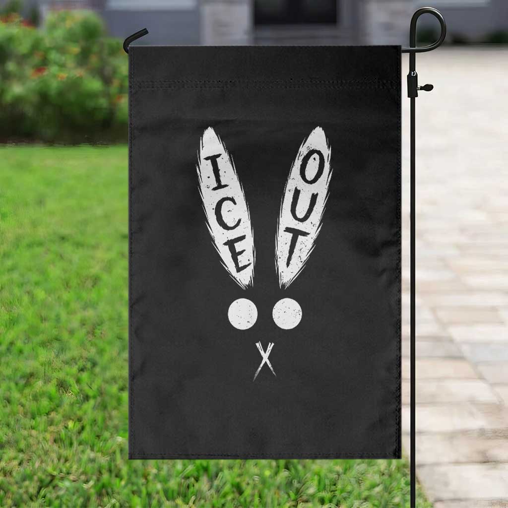 Bunny Bad Ice Out Garden Flag Rabbit FDT Anti Immigration Enforcement TS10 Print Your Wear