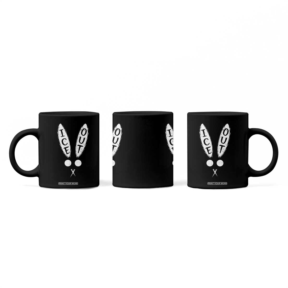 Bunny Bad Ice Out Coffee Mug Rabbit FDT Anti Immigration Enforcement TS10 Print Your Wear