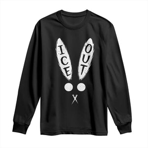 Bunny Bad Ice Out Long Sleeve Shirt Rabbit FDT Anti Immigration Enforcement TS10 Black Print Your Wear