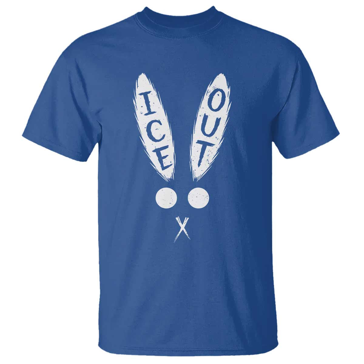 Bunny Bad Ice Out T Shirt Rabbit FDT Anti Immigration Enforcement TS10 Royal Blue Print Your Wear