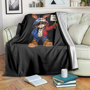 Bunny Ice Out Throw Blanket Protest Equality Puerto Rican Flag Hoodie TS10 Print Your Wear