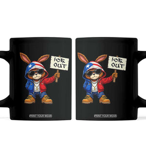 Bunny Ice Out Coffee Mug Protest Equality Puerto Rican Flag Hoodie TS10 Black Print Your Wear