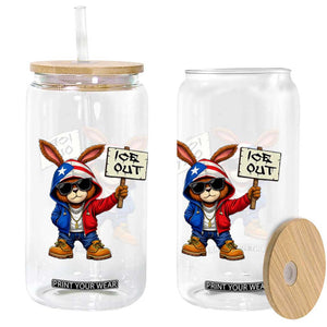 Bunny Ice Out Glass Can Protest Equality Puerto Rican Flag Hoodie TS10 Print Your Wear
