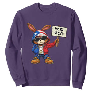 Bunny Ice Out Sweatshirt Protest Equality Puerto Rican Flag Hoodie TS10 Purple Print Your Wear