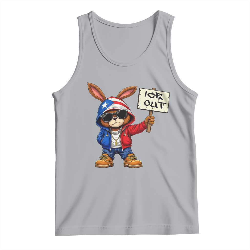 Bunny Ice Out Tank Top Protest Equality Puerto Rican Flag Hoodie TS10 Athletic Heather Print Your Wear