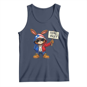 Bunny Ice Out Tank Top Protest Equality Puerto Rican Flag Hoodie TS10 Navy Print Your Wear