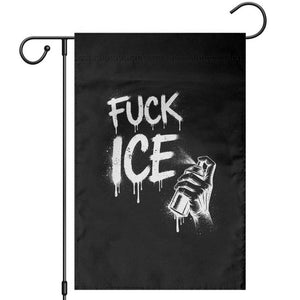 Fck Ice Garden Flag Vintage Graffiti No Human is Illegal TS10 Black Print Your Wear