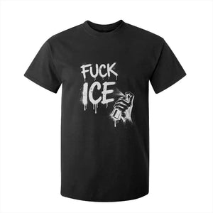 Fck Ice T Shirt For Kid Vintage Graffiti No Human is Illegal TS10 Black Print Your Wear