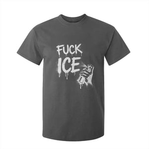 Fck Ice T Shirt For Kid Vintage Graffiti No Human is Illegal TS10 Dark Heather Print Your Wear