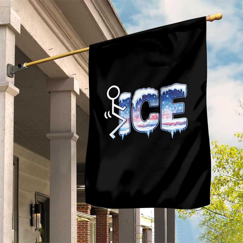 Fck Ice Garden Flag Sarcastic Immigration Protest TS10 Print Your Wear