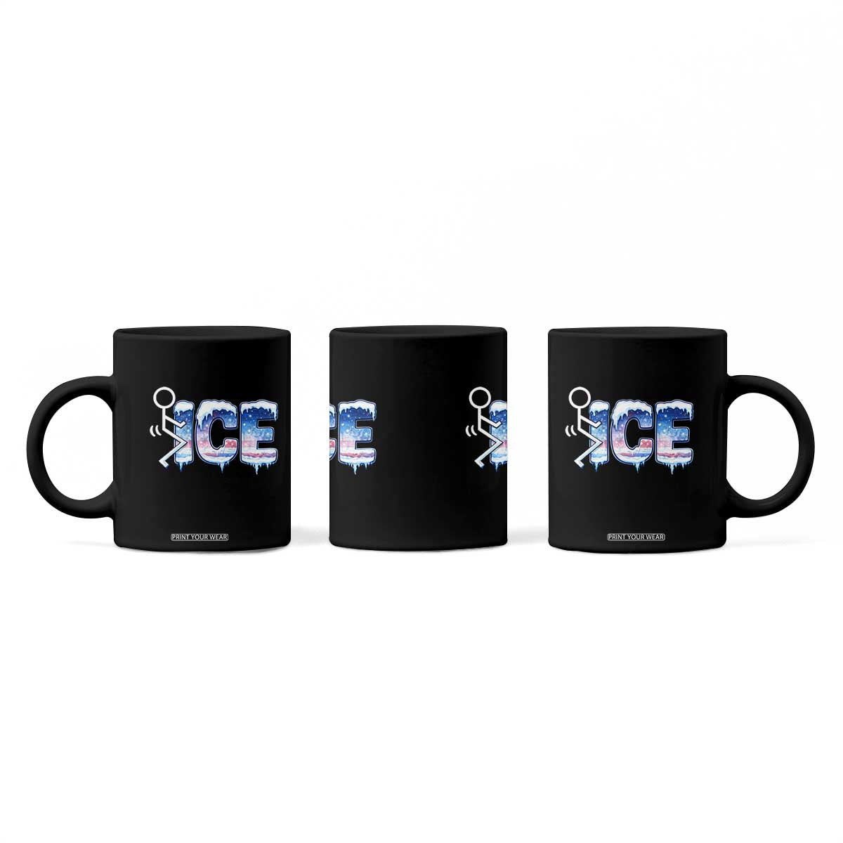 Fck Ice Coffee Mug Sarcastic Immigration Protest TS10 Print Your Wear