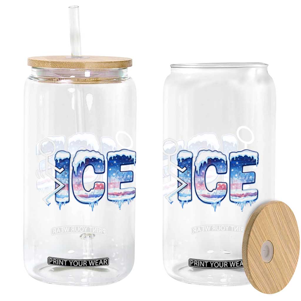 Fck Ice Glass Can Sarcastic Immigration Protest TS10 Print Your Wear
