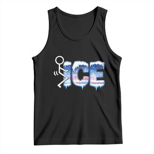 Fck Ice Tank Top Sarcastic Immigration Protest TS10 Black Print Your Wear