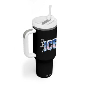 Fck Ice Tumbler With Handle Sarcastic Immigration Protest TS10 Print Your Wear