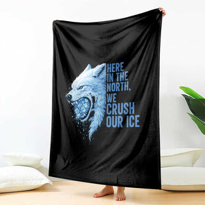 Crush Ice Throw Blanket Wolf Human Rights Protest TS10 Print Your Wear