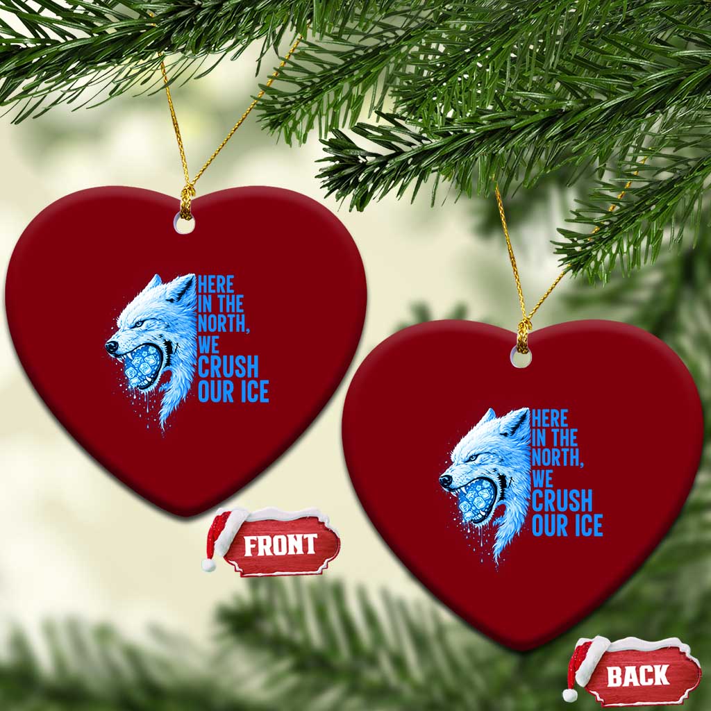 Crush Ice Ceramic Ornament Wolf Human Rights Protest TS10 Print Your Wear