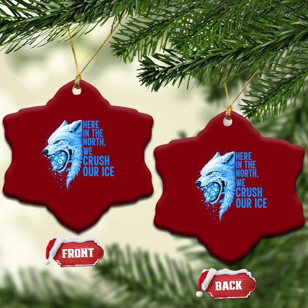 Crush Ice Ceramic Ornament Wolf Human Rights Protest TS10 Print Your Wear