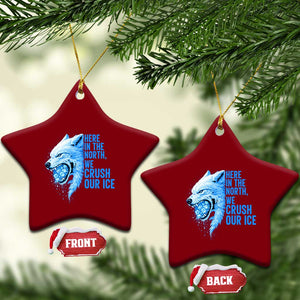 Crush Ice Ceramic Ornament Wolf Human Rights Protest TS10 Print Your Wear
