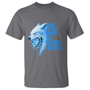 Crush Ice T Shirt Wolf Human Rights Protest TS10 Charcoal Print Your Wear