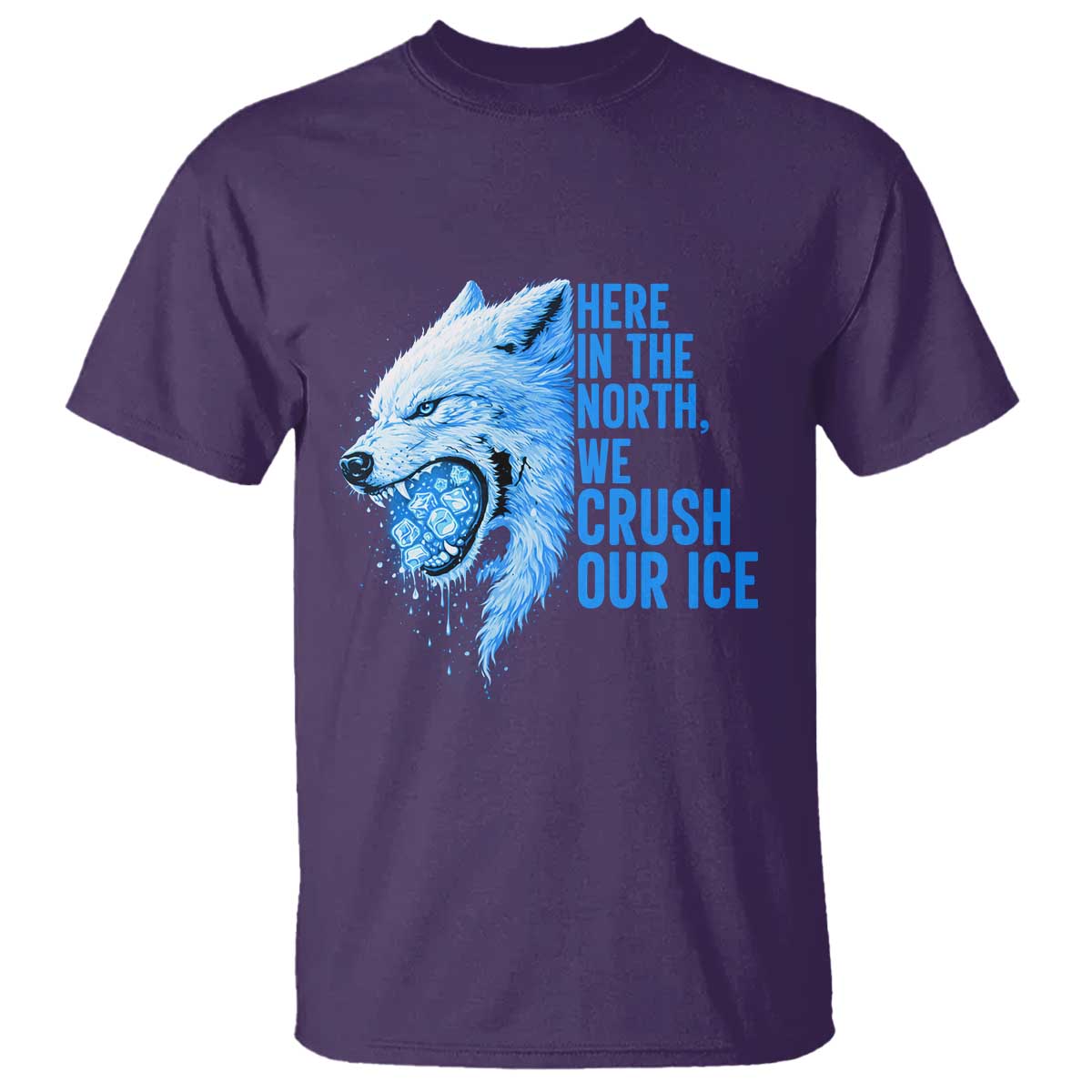 Crush Ice T Shirt Wolf Human Rights Protest TS10 Purple Print Your Wear
