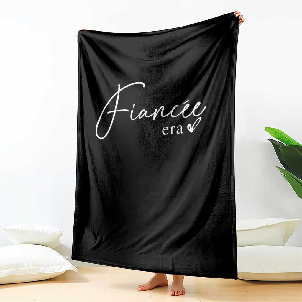 Fiancee Era Throw Blanket Engaged Bride Bachelorette Outfits TS10 Print Your Wear