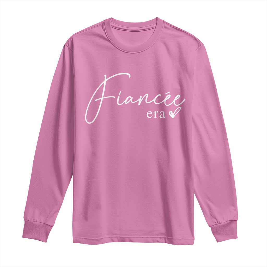 Fiancee Era Long Sleeve Shirt Engaged Bride Bachelorette Outfits TS10 Azalea Print Your Wear