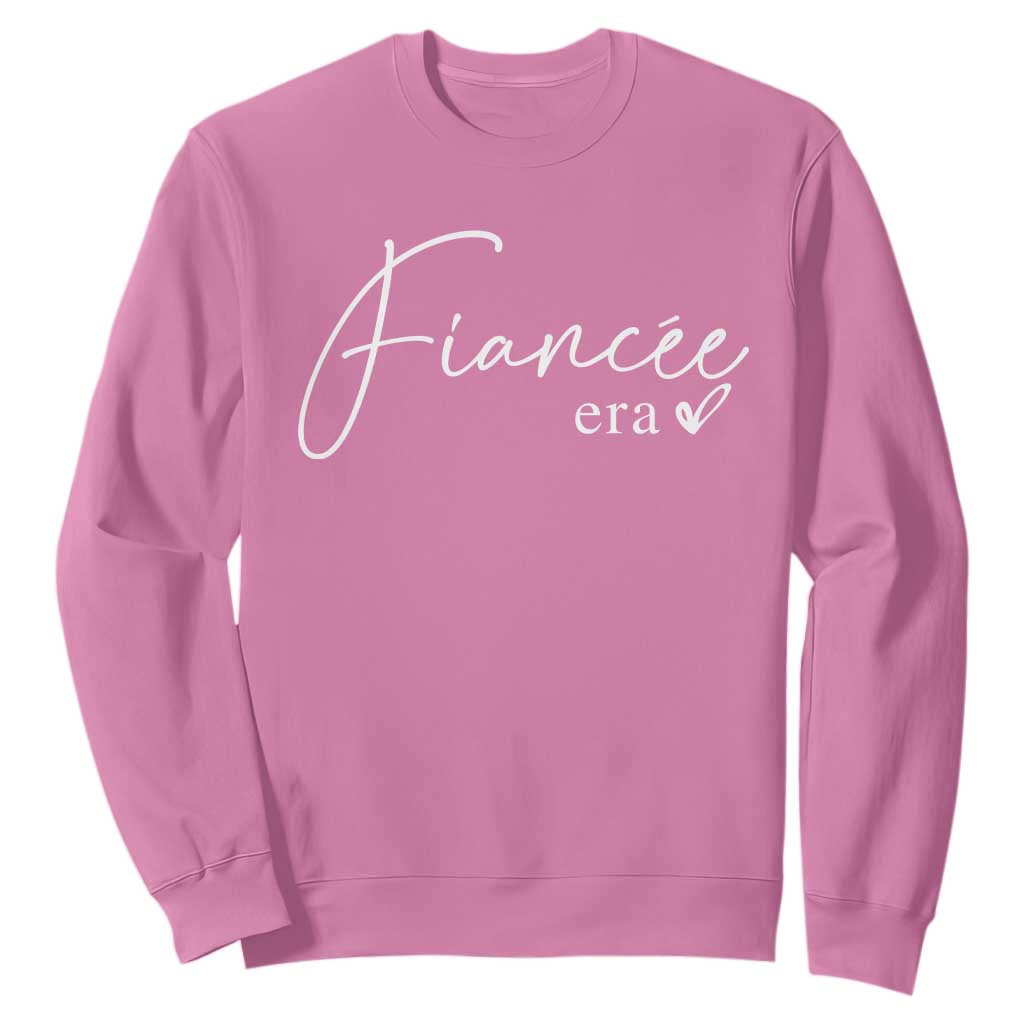 Fiancee Era Sweatshirt Engaged Bride Bachelorette Outfits TS10 Azalea Print Your Wear