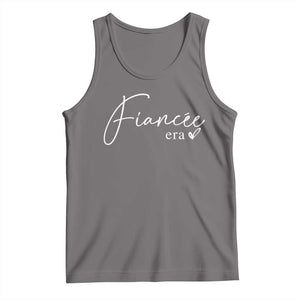 Fiancee Era Tank Top Engaged Bride Bachelorette Outfits TS10 Deep Heather Print Your Wear