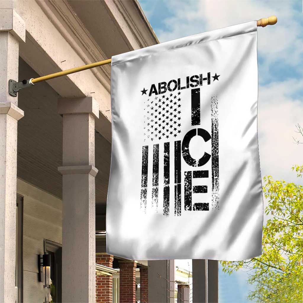 Abolish ICE Garden Flag Vintage American Flag TS10 Print Your Wear