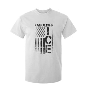 Abolish ICE T Shirt For Kid Vintage American Flag TS10 White Print Your Wear