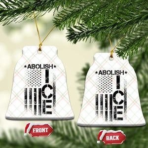 Abolish ICE Ceramic Ornament Vintage American Flag TS10 Print Your Wear