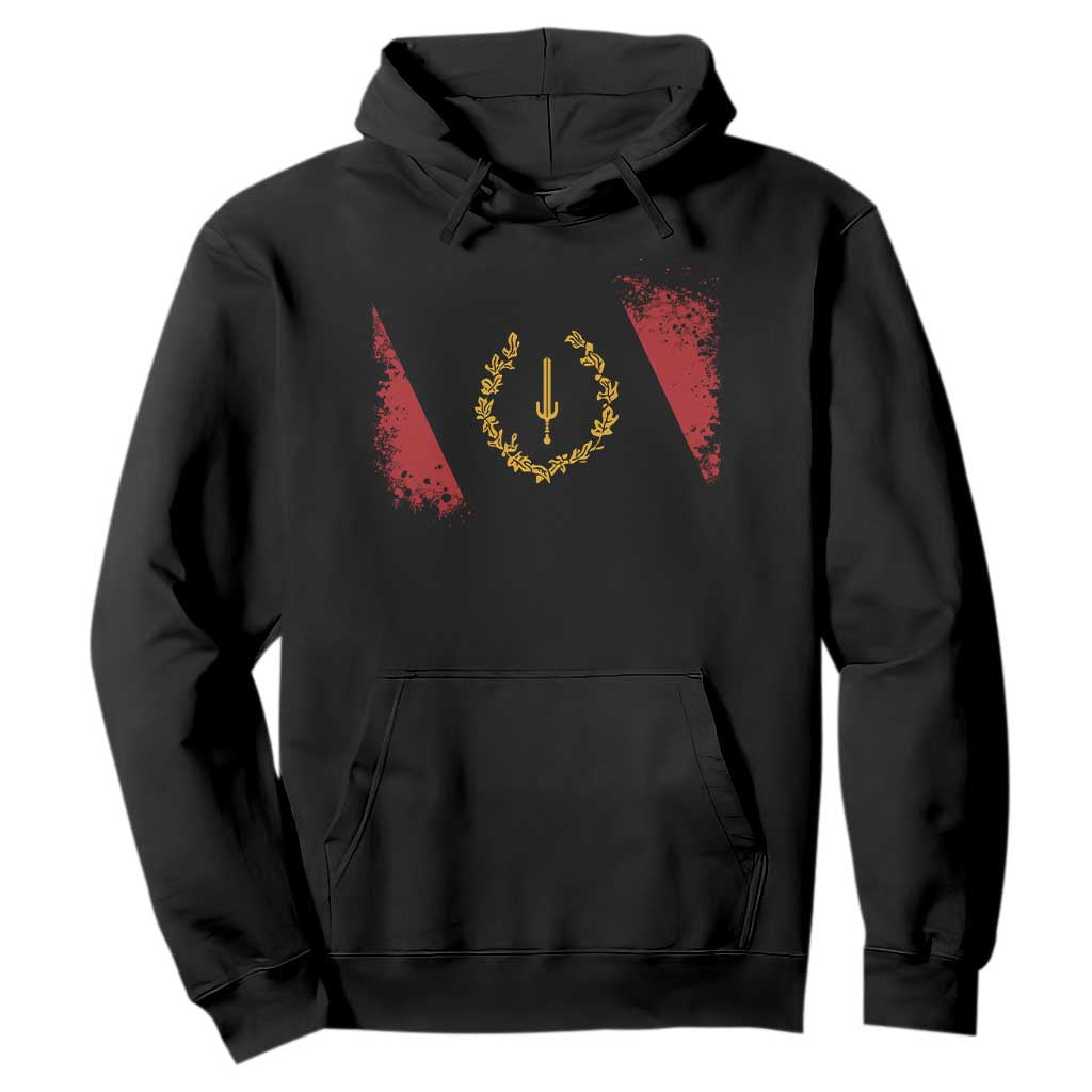 Black American Heritage Flag Hoodie Vintage Watercolor Afro African Black History Month TS10 Black Print Your Wear